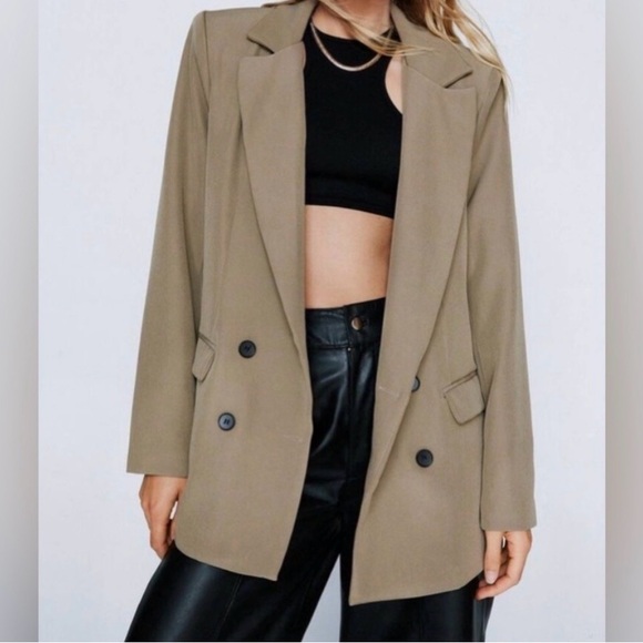 Nasty Gal Jackets & Blazers - Nasty Gal Oversized Blazer - Women - US size 0